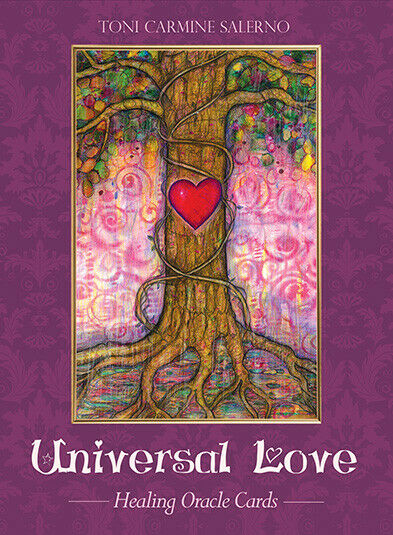 Universal Love Healing Oracle Cards Blue Angel By Toni Carmine Salerno NEW