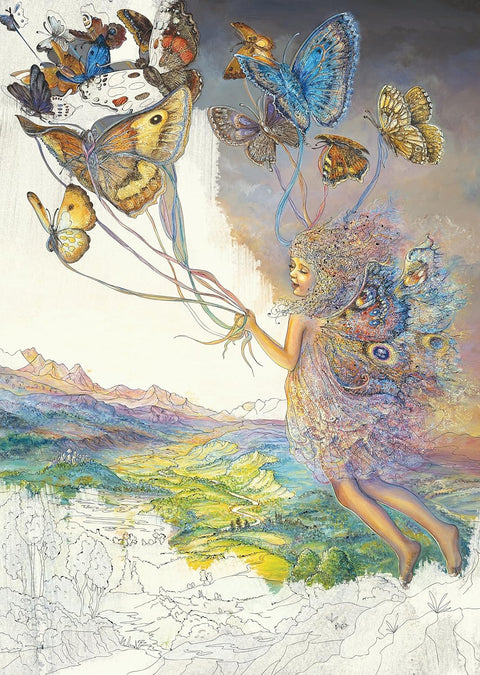 Enchnated Fairies Coloring Book Blue Angel