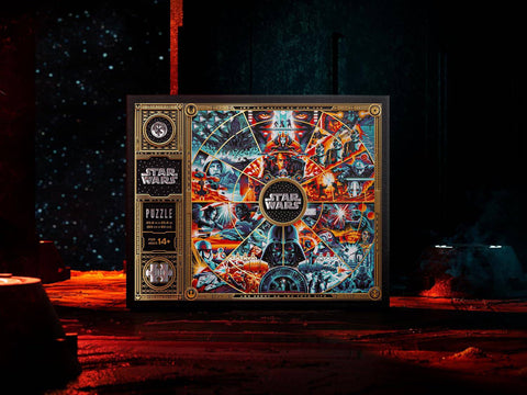 Star Wars 1000-Piece Jigsaw Puzzle Gold Foil Accents 65cm Theory11 Sealed