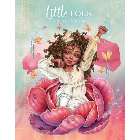 Little Folk Coloring Book Blue Angel