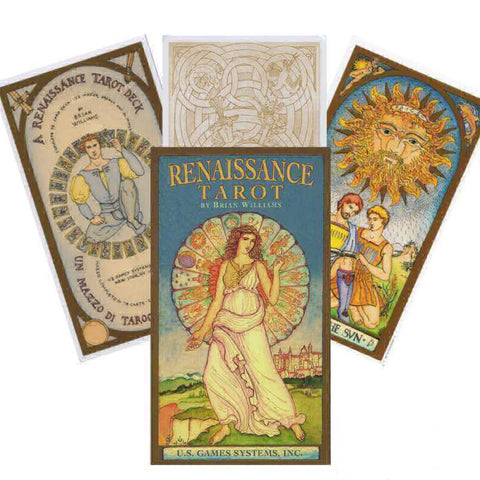 Renaissance Tarot Deck by Brian Williams 78 Cards US Games with Guidebook