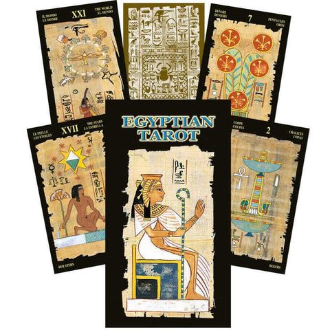 Egyptian Tarot Deck 78 Cards by Lo Scarabeo Esoteric Fortune Telling