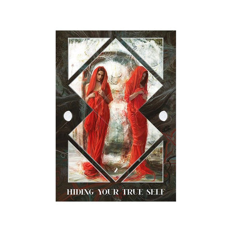 Dark Mirror Oracle Deck by Laura Sava Lo Scarabeo Shadow Work Cards