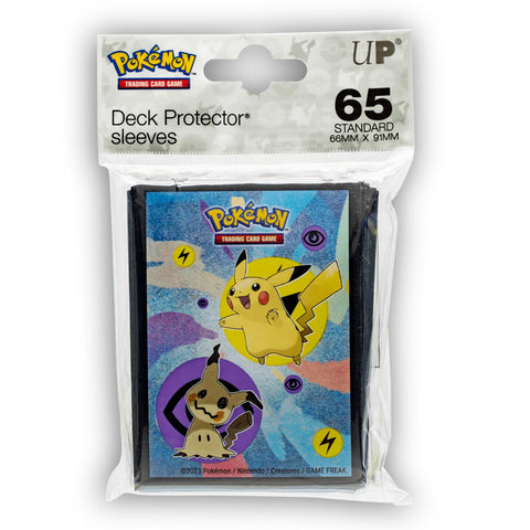 Ultra PRO Pokémon TCG Sleeves Pikachu & Mimikyu 65ct Standard Deck Protectors