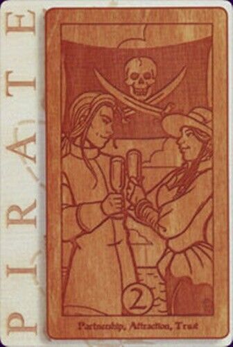 Pirate Tarot Cards Deck Woodcarving Schiffer Publishing Carrie Lucas Amodio NEW