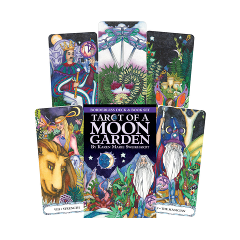 Tarot Of A Moon Garden Cards Deck Borderless Animals US Games Systems