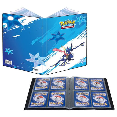 Ultra PRO Pokémon Greninja 4-Pocket Portfolio Album, 80-Card Capacity Acid-Free