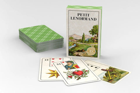 Mini Tarot A.E. Waite & Petit Lenormand French 2 Deck Box Set Cartamundi