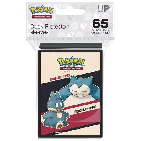 Ultra PRO Pokemon Deck Protector Sleeves Snorlax & Munchlax 65ct 66x91mm