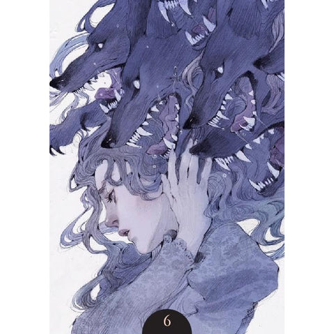 Loputyn Oracle Cards Deck & Book Wolf And Maiden Death And Love