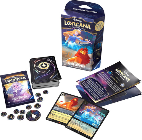 Disney Lorcana Sapphire Steel Starter Deck The First Chapter TCG English