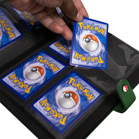 Premium Green 4-Pocket Snap Binder for Pokémon Ultra Pro