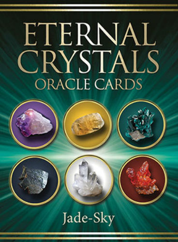 Eternal Crystals Oracle Cards Deck Jade Sky Esoteric Fortune Telling Blue Angel
