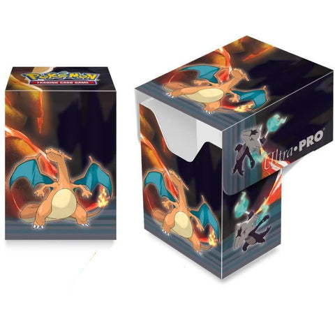 Ultra PRO Pokémon Gallery Deck Box Scorching Summit, Charizard, 75 Cards