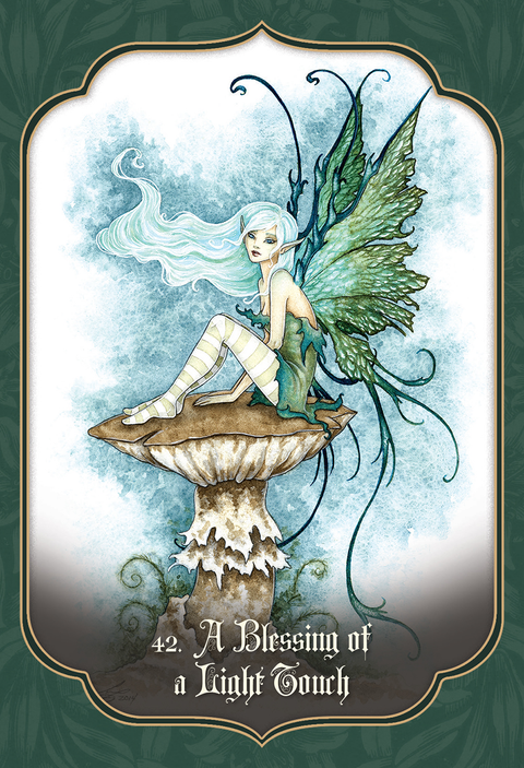 Faery Blessing Oracle Cards Deck by Lucy Cavendish Amy Brown 45-Card