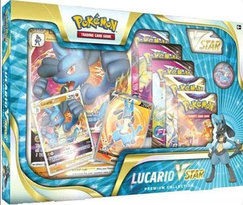 Pokemon Lucario VSTAR Special Collection Box 6 Booster Packs English TCG