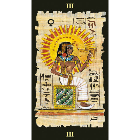 The Egyptian Tarot Cards Deck And Book Lo Scarabeo Esoteric Fortune Telling NEW