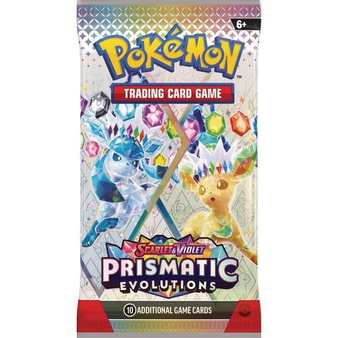 Pokemon TCG Scarlet & Violet Prismatic Evolutions Bundle (6x Booster Packs)