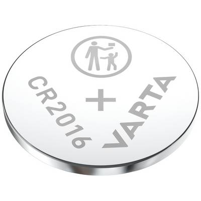10x Varta CR2016 3V Lithium Coin Cell Batteries Mercury Free