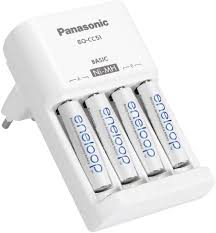 Panasonic Eneloop BQ-CC17 Smart Charger with 4x AA Ni-MH Batteries EU Plug