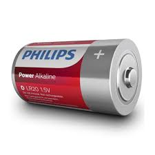 6x Philips Power D LR20 Alkaline Batteries 1.5V MN1300 Long Life