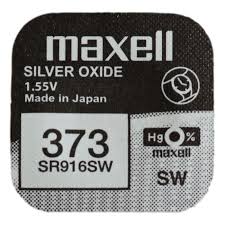 10x Maxell 373 SR916SW 1.55V Silver Oxide Watch Batteries Japan