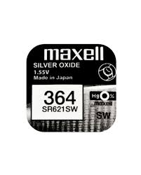 10x Maxell 364 363 SR621SW 1.55V Silver Oxide Watch Batteries Japan