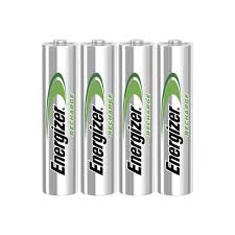 4x Energizer AAA Recharge Universal 500mAh NiMH 1.2V Rechargeable Batteries