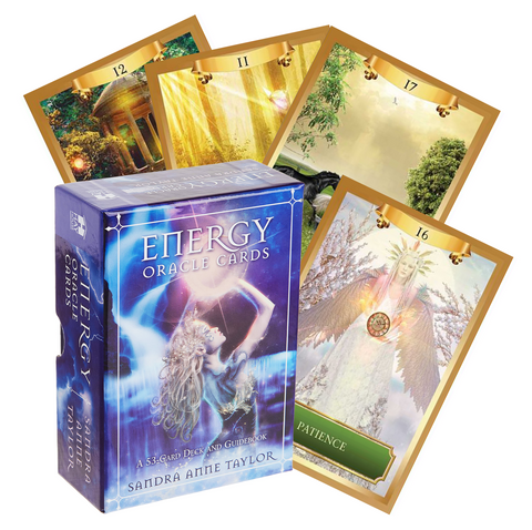 Energy Oracle Cards – Chakra, Spirit Guides, Angel Deck & Guidebook