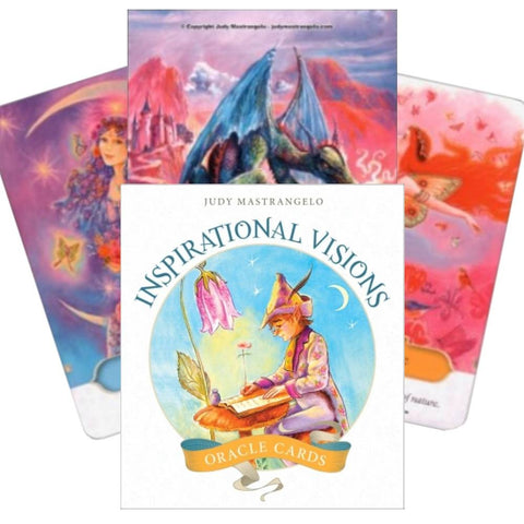 Inspirational Visions Oracle Cards Deck & Book By Judy Schiffer Publishing NEW