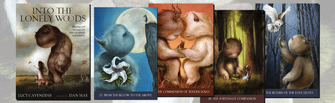 Into The Lonely Woods Oracle Cards Deck Blue Angel Esoteric Lucy Cavendish
