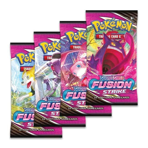 Pokemon TCG Fusion Strike Sword & Shield Sealed Booster Pack 10 Cards