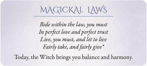 Secrets of the Witch Mini Oracle Deck by Lucy Cavendish Blue Angel