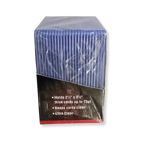 25x Ultra Pro 3x4 75pt Thick Card Toploaders Clear Trading Holders