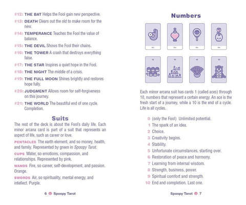 Spoopy Tarot Card Deck & Guidebook Cute Halloween Theme by Sterling Ethos