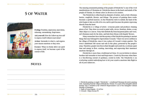 Ukrainian Tarot Deck & Guidebook 78 Cards by Schiffer Publishing