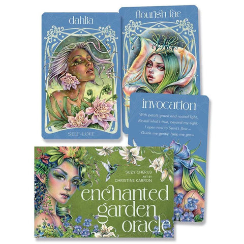 Enchanted Garden Oracle Cards Blue Angel