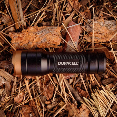 Duracell 250 Lumens Aluminum Flashlight + 3 Aaa Batteries Included Compact