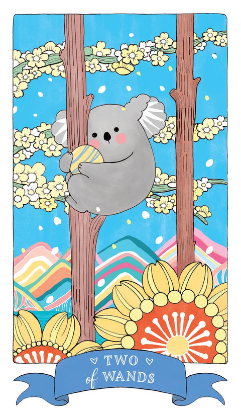 Kawaii Tarot Deck & Guidebook by Lulu Mayo Rock Point 78 Cards