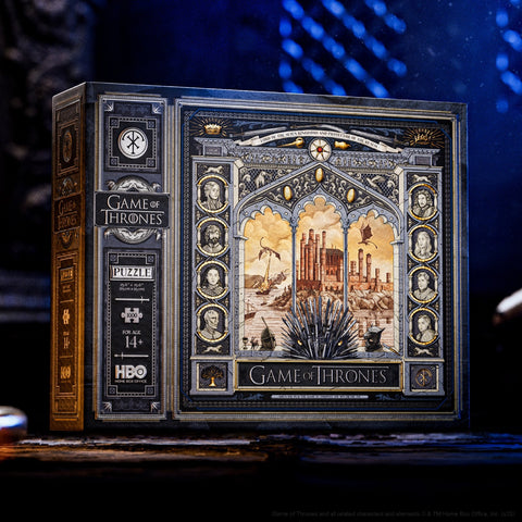 Game of Thrones 1000pc Jigsaw Puzzle by Theory11 Gold Foil Premium