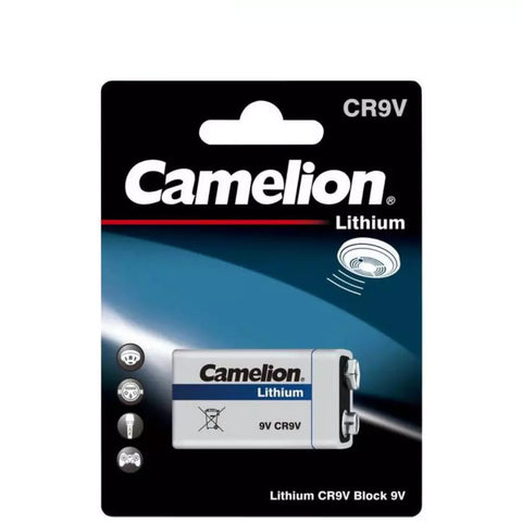 1x Camelion 9V Lithium Battery CR9V 1200mAh 6LR61 MN1604 Long Life