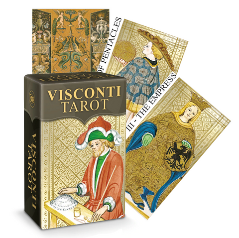 Visconti Mini Tarot Cards Deck Lo Scarabeo Atanas Atanassov Full Cards Deck NEW