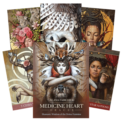 Medicine Heart Oracle Cards Deck And Guidebook Blue Angel