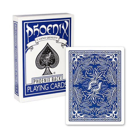 Phoenix Blue Poker Playing Cards Casino Quality Deck for Magic Tricks
