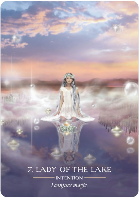 Water Temple Oracle Cards Deck Blue Angel Suzy Cherub Esoteric Divination