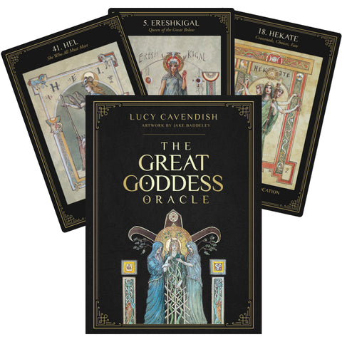 The Great Goddess Oracle Cards Deck Blue Angel Lucy Cavendish Baddeley Tggo23