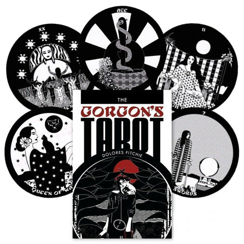 Gorgon'S Tarot Cards Deck Book Set Schiffer Publishing Round Dolores Fitchie NEW