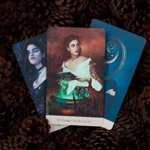 Light in the Darkness Oracle cards Blue Angel