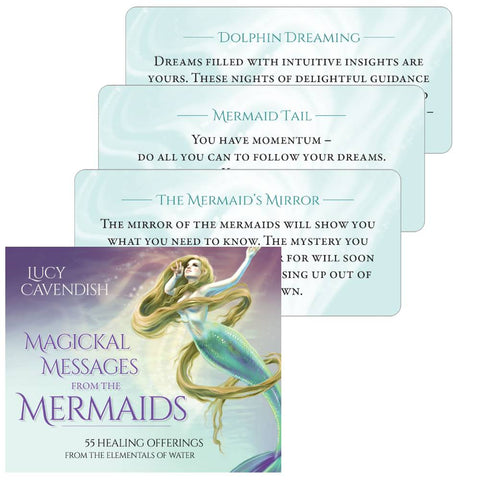 Magickal Messages From The Mermaid Inspiration Cards Deck Blue Angel NEW