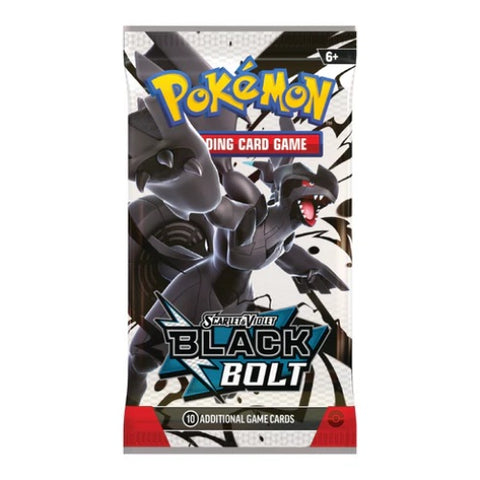 Pokemon TCG Scarlet & Violet Black Bolt Booster Pack - 10 Cards English